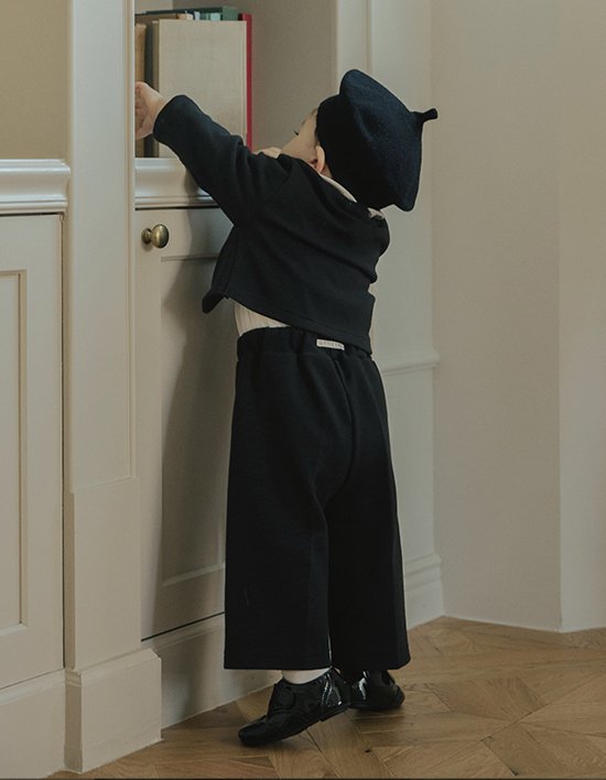 [리틀티니] 레브 팬츠 블랙 (택1)