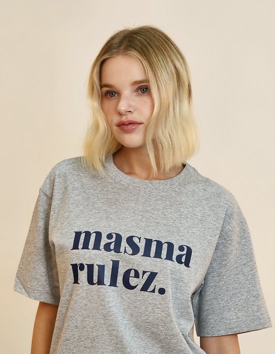 [마스마룰즈] 엠에스엠알제트 쿨 코튼 티셔츠 _ 멜란지 그레이