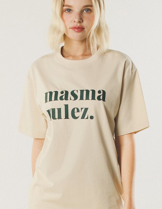 [마스마룰즈] 엠에스엠알제트 쿨 코튼 티셔츠 _ 베이지