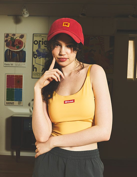 [코닥] 여성 백리스 스퀘어 로고 브라탑 1종 택일