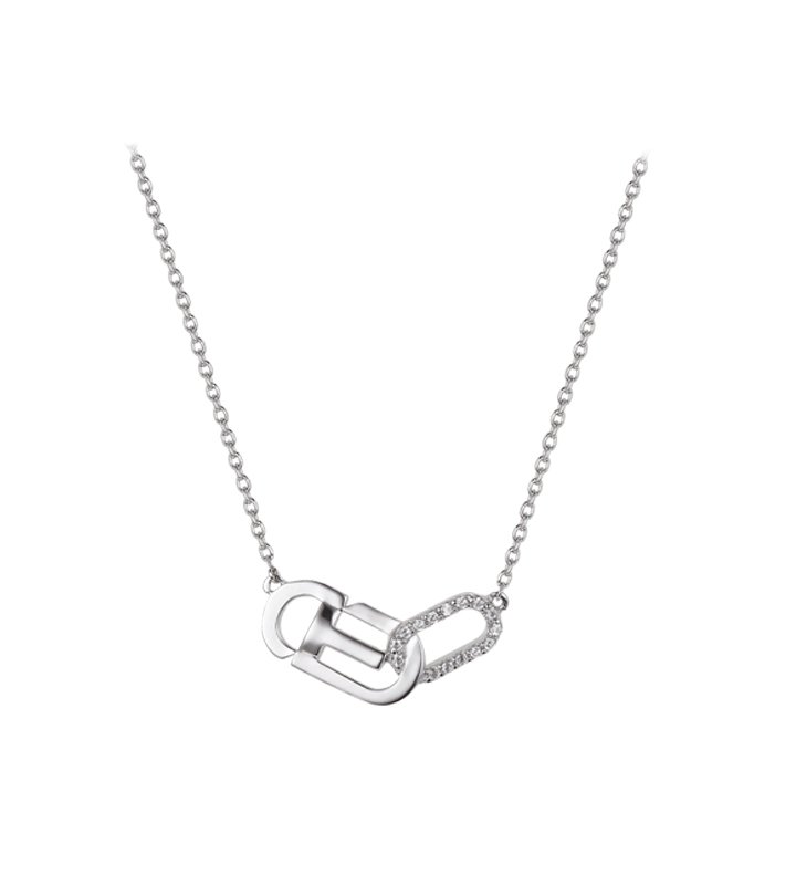 [티르리르] 커넥트 T 실버화이트 목걸이 TNGSVW0029S (단품)