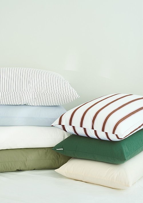 [데코뷰] 포그 60수 고밀도 순면 베개커버 7종 (택1)