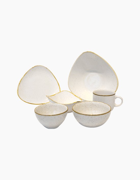 [처칠] 스톤캐스트 삼각 1인 홈세트 6P 2종 택1