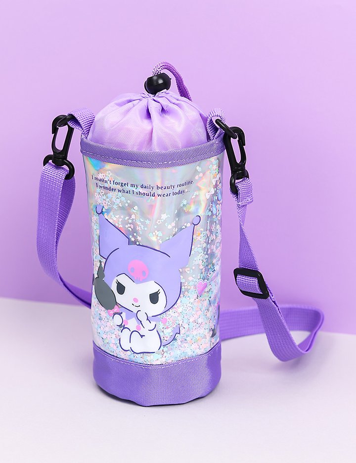 [릴팡] 산리오 블링블링 어깨끈 물통주머니(쿠로미)  / SC8562 (단품)