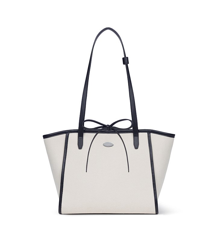 [제이에스티나 백] 파시아 캔버스 미듐숄더 가방 블랙 (단품)