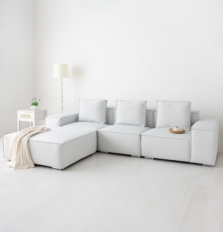 [마켓비] 코스니 4인 패브릭 소파 B304 2종(택1)