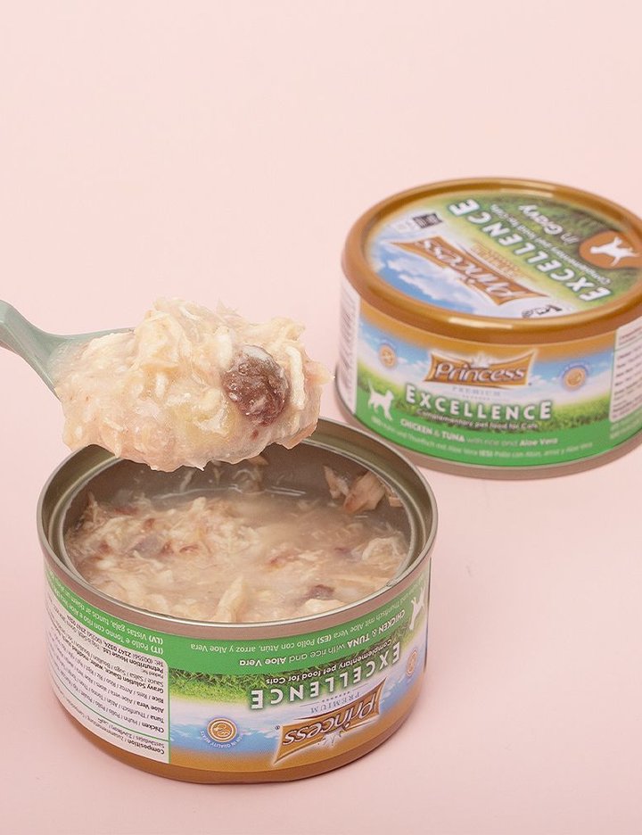 [프린세스] 프리미엄 엑설런스 알로애 습식캔 70g 24개입 (단일옵션)