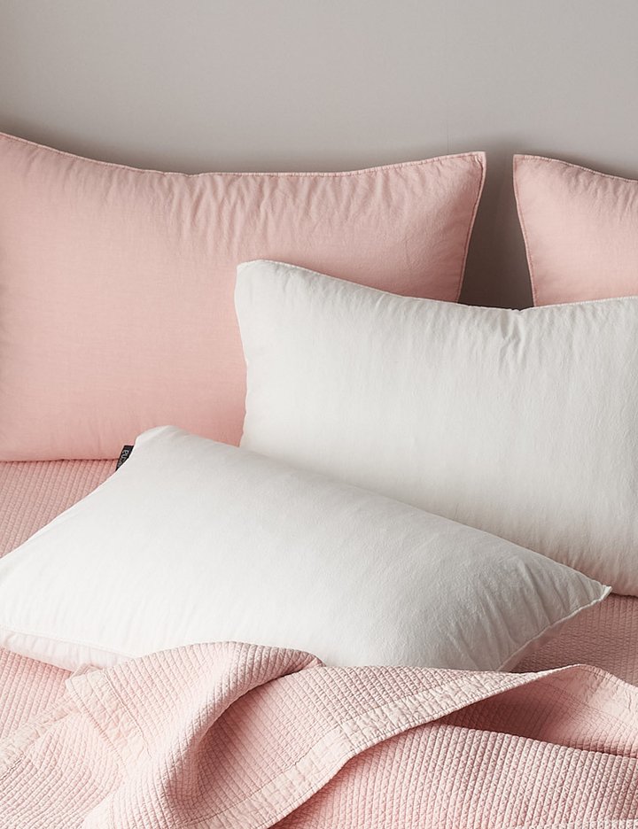 [샤이닝홈] 아밍 나라 오가닉 순면 피그먼트 워싱 베개커버 50x70 6종 (택1)