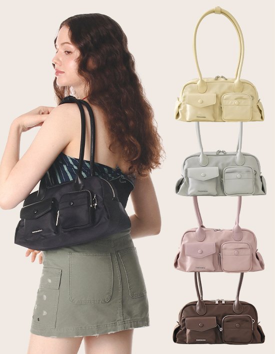 [마스마룰즈] 차밍 나일론 숄더 백 5컬러 (택 1)