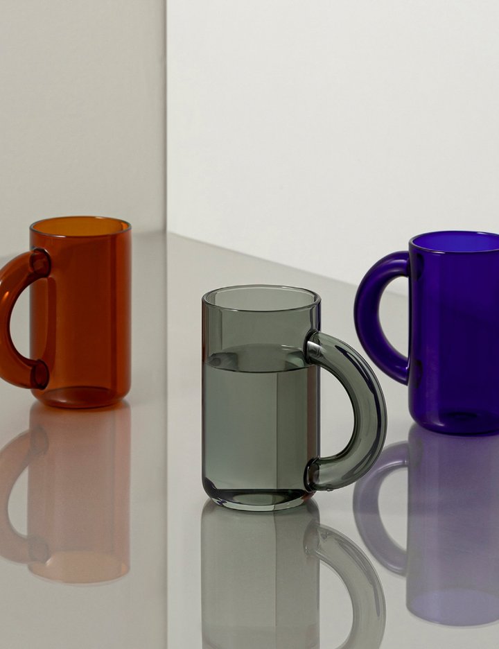 [쓰임] 튜브 핸들 머그 2p/4p (3color)