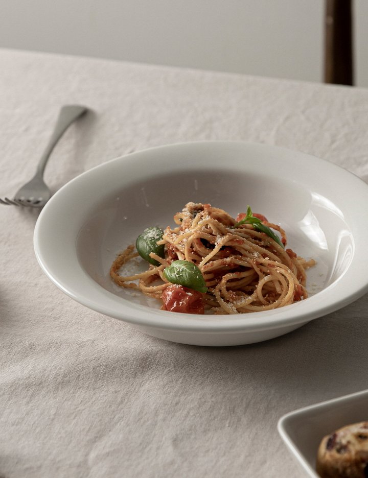 [쓰임] 모던화이트 파스타볼 (대) 2p/4p