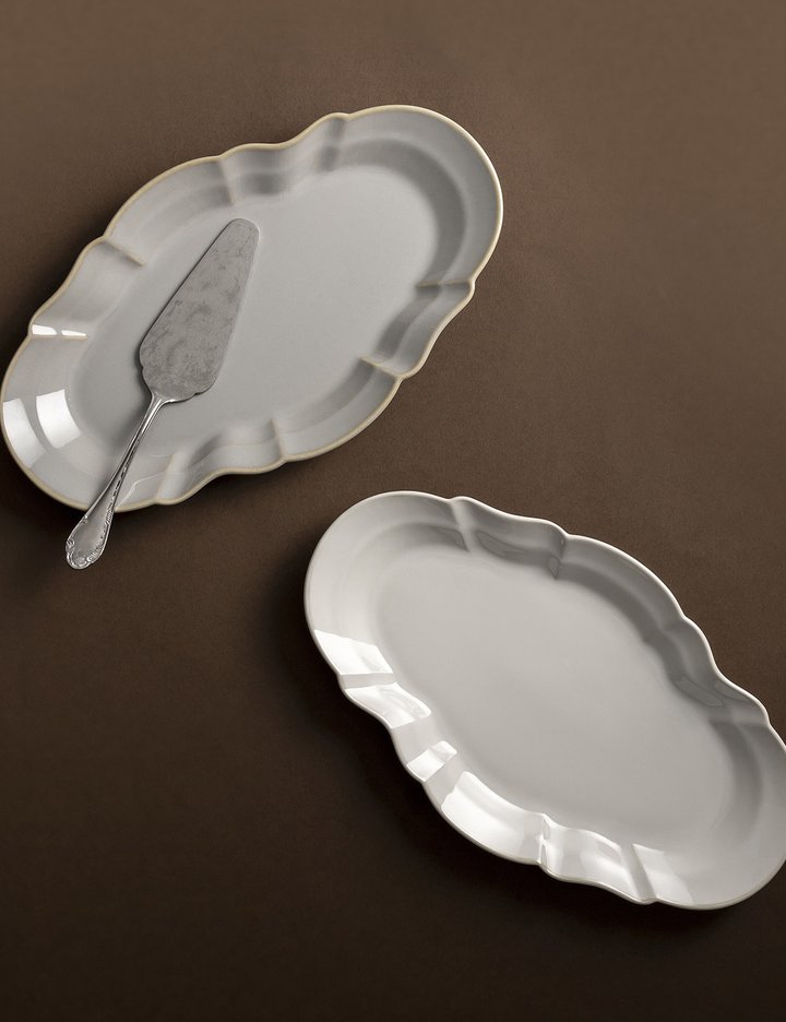 [쓰임] 스테이블 오벌 접시 (2color) 2p/4p