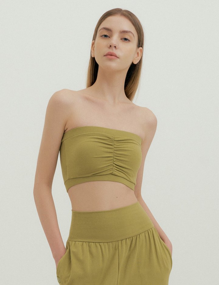 [프론투라인] 헤이즐 코튼 셔링 튜브탑