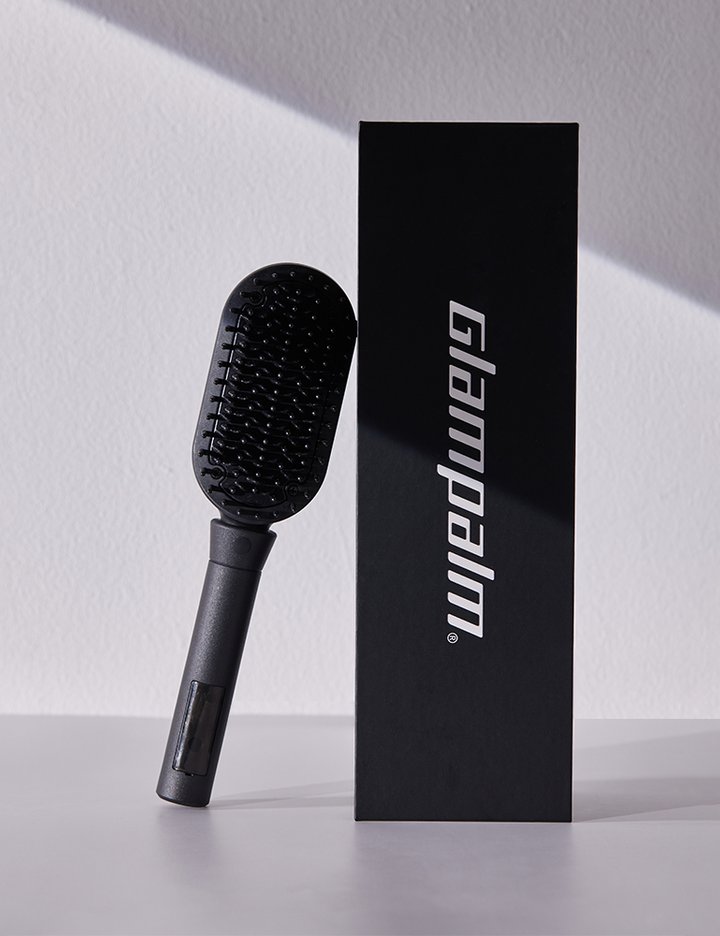 [글램팜] GP621AG 브러시아이론 빗고데기 (단품)
