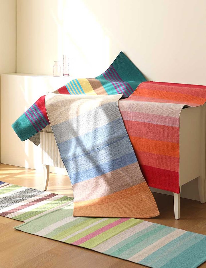 [오리고] 핸드메이드 면 발매트 겸 다용도 러그 10종 (택1)