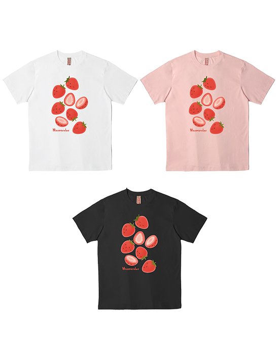 [마스마룰즈] 소프트베리 쿨 코튼 티셔츠 3컬러 (택 1)