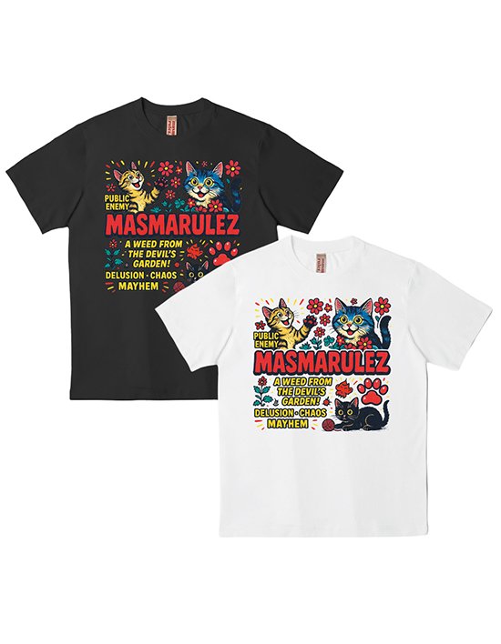 [마스마룰즈] 캣닢 쿨 코튼 티셔츠 2컬러 (택 1)