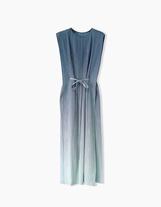 [앤클라인]그라데이션 플리츠 원피스 S5HM105