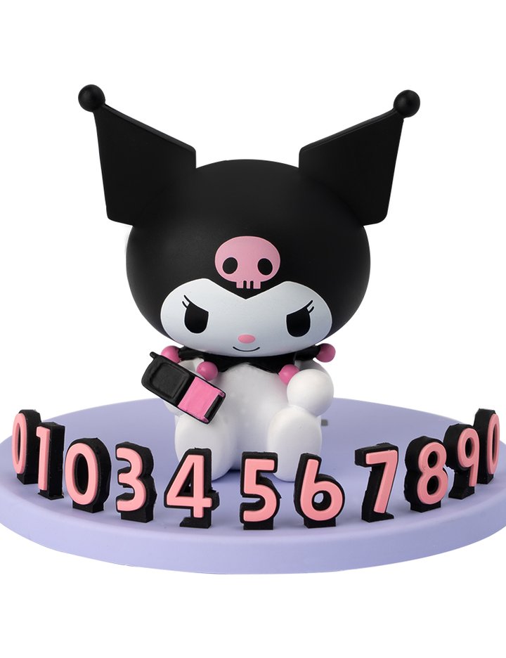 [로이체] 산리오 쿠로미 차량용 자동차 주차번호판 (단품)