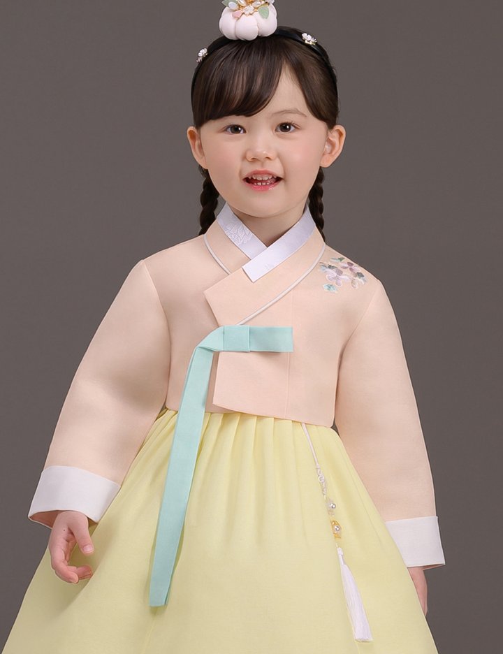 [더예한복] QT60011-아름예지 여아한복 아동한복