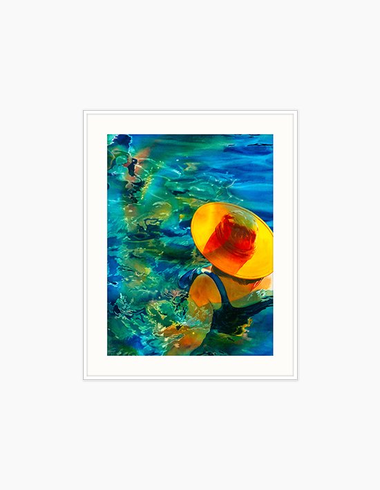 [아티쉬] 주문제작 액자 40x53.1cm (Swimming With Susan,테리 힐)