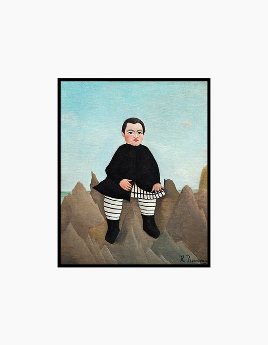 [아티쉬] 주문제작 액자 40x50cm (Boy on the Rocks, 앙리 루소) (단품)