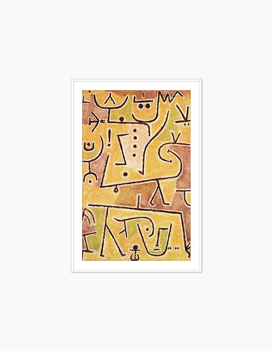 [아티쉬] 주문제작 액자 44x69cm (Rote Weste, 파울 클레)