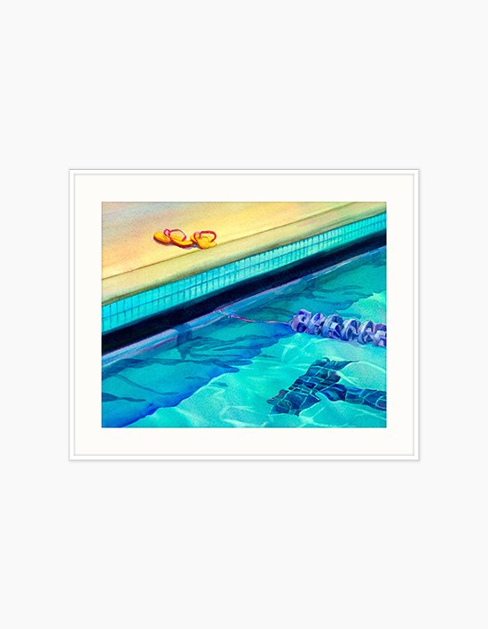 [아티쉬] 주문제작 액자 40x51cm (Lapping It Up, 테리 힐)