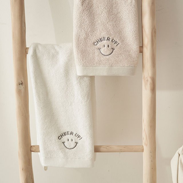 [데코뷰] 스마일 프리미엄 뱀부 타올 10P세트