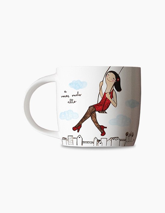 [아티쉬] 머그(톨) 355ml (Sometimes I fly high, 에바 알머슨) (단품)