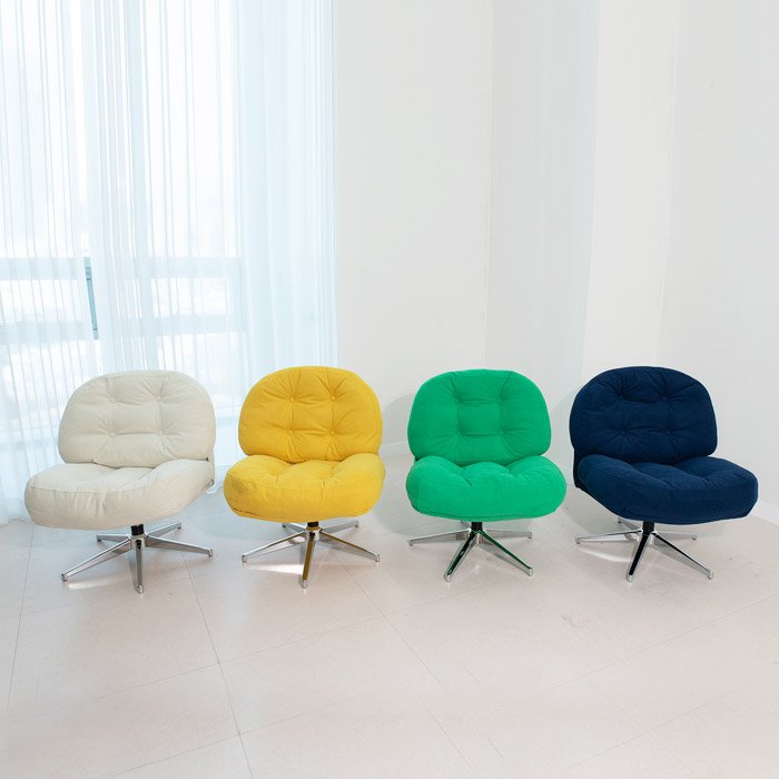 [인터데코] 회전의자 안락의자 1인쇼파 HW130