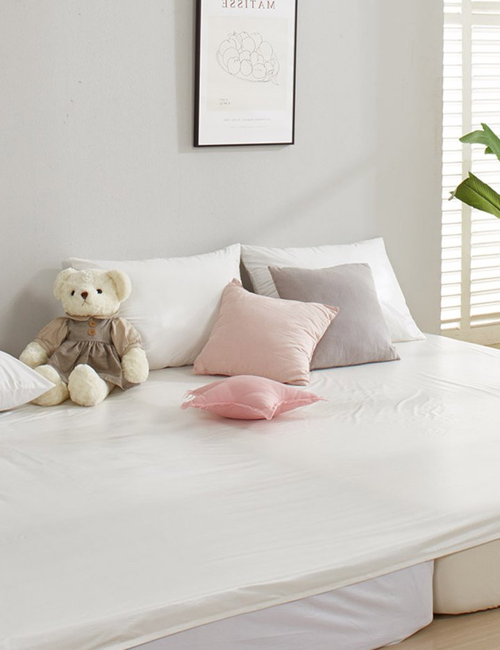 [샤이닝홈]  스윗홈 방수시트 밴딩 매트리스커버 이불 침대패드 SS/Q/패밀리 5종(택1)