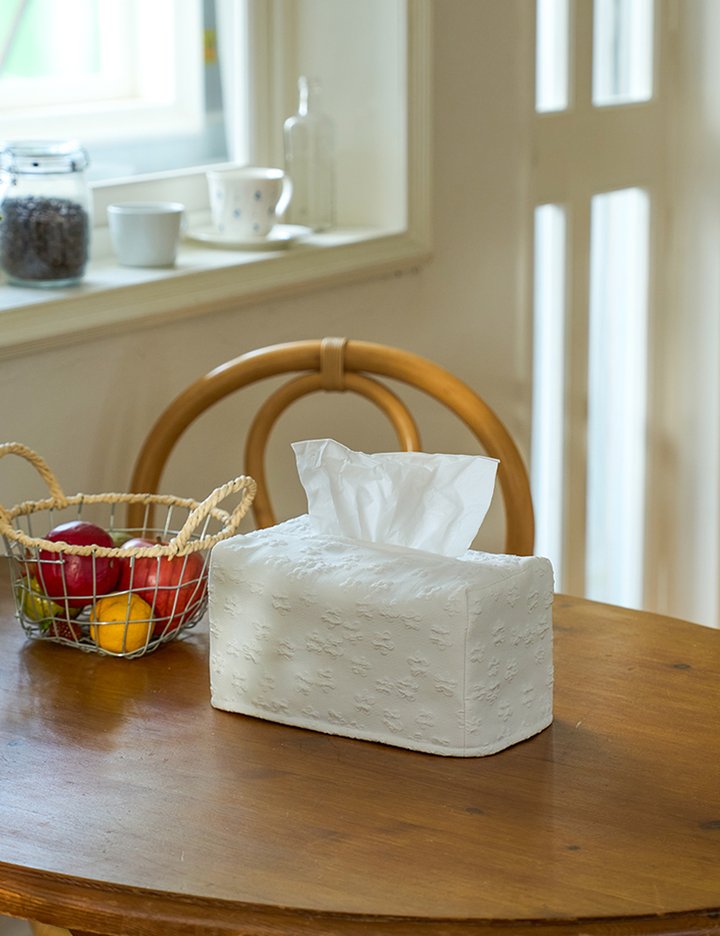 [데코뷰] 소프트 플라워 티슈케이스