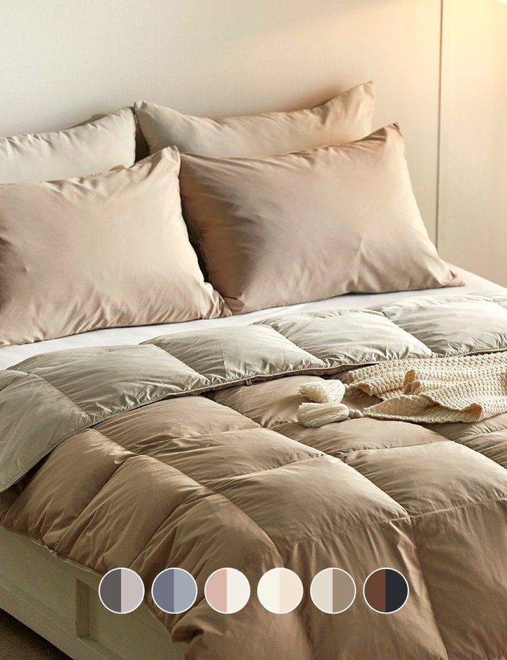 [바운티풀] 5 ZERO 구스 차렵이불 세트 6컬러 (택1)