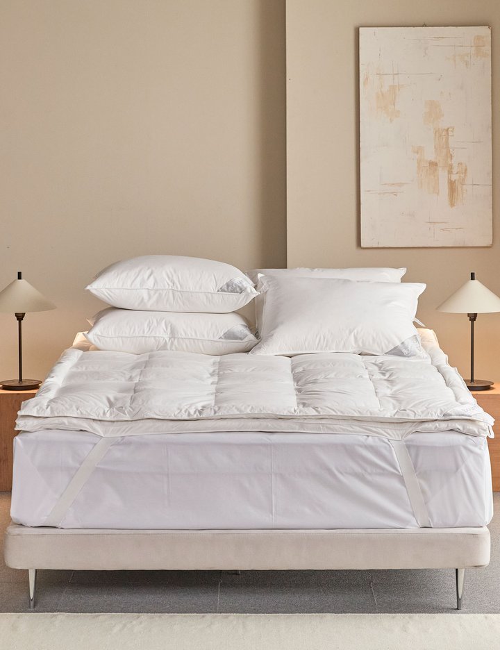 [바운티풀] 호텔베딩 2중구조 구스다운 토퍼매트리스 3종 (택1)