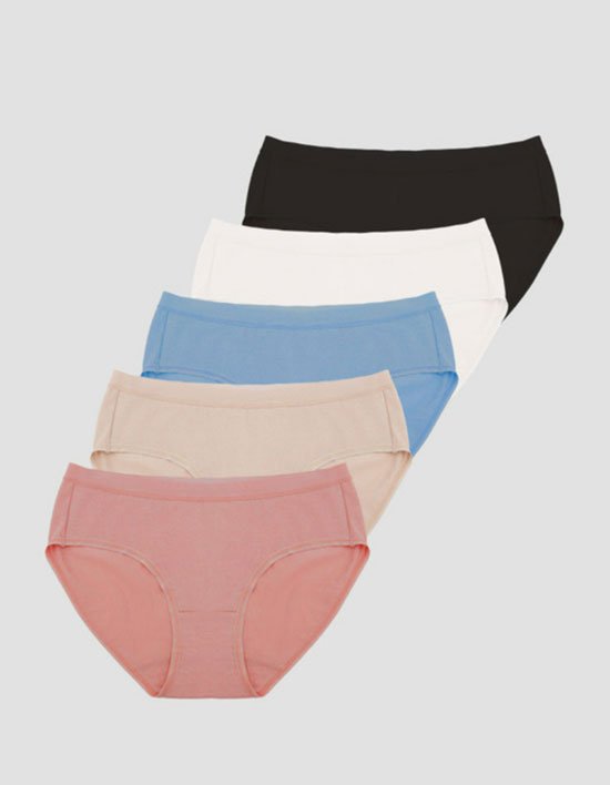 [오하나] 소프트터치 데일리 삼각팬티  5종 세트