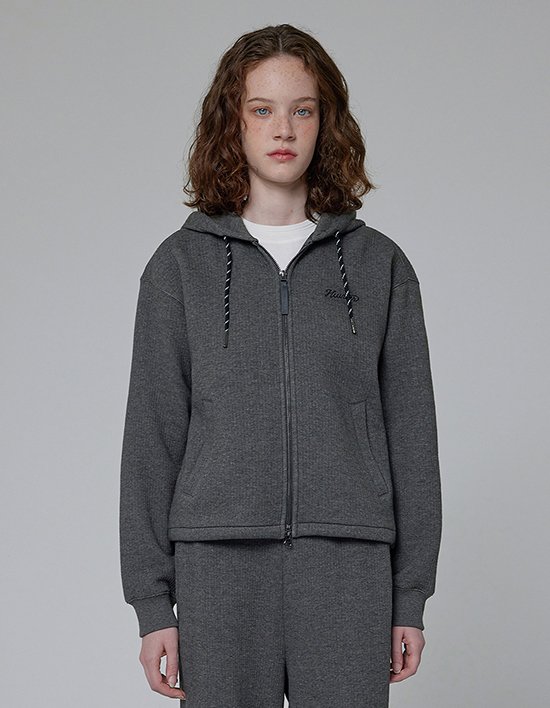 [헌터] 스트라이프 인터로크 후드 자켓 2종 (택1)