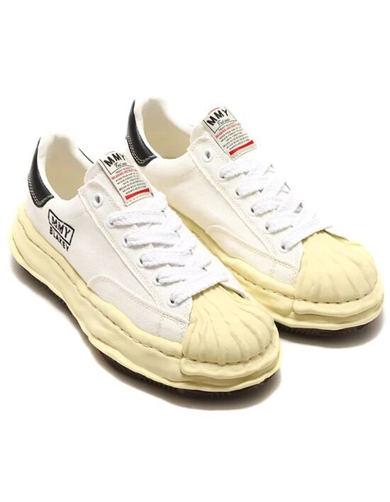 [미하라 야스히로] 23FW 여성 블레이키 캔버스 스니커즈 A09FW732 WHITE