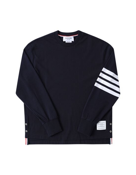 [톰 브라운] FJS066A 06221 415 4 바 스트라이프 여성 긴팔티