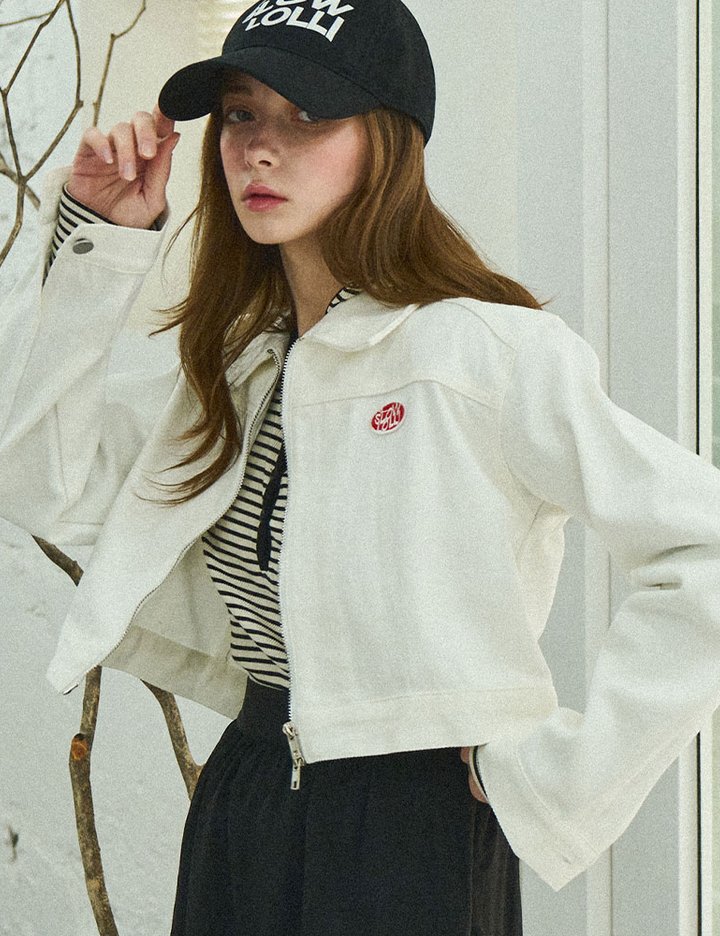 [슬로우롤리] 크롭 자켓 2 colors (택 1)