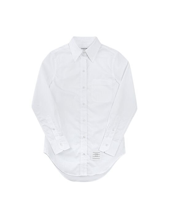 [톰 브라운] FLL005E 03113 100 히든 스트라이프 그로그랭 포플린 여성 셔츠