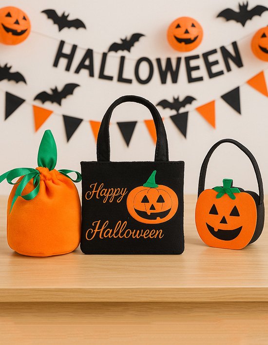 [파티쇼] 할로윈 사탕 주머니 바구니 4종 (택1)