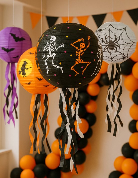 [파티쇼] 할로윈 종이등 장식 세트 4종 (택1)