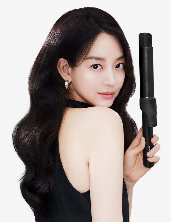 [글램팜] GP628AM 글램뮤즈 컬링 아이롱 32mm (퓨어블랙) 봉고데기 (단품)