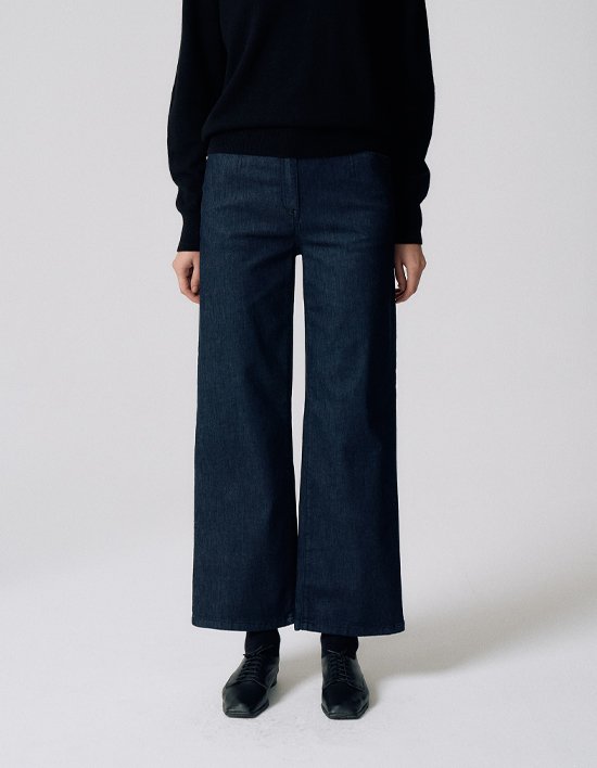 [앤클라인]세미 와이드 데님 N5HF05