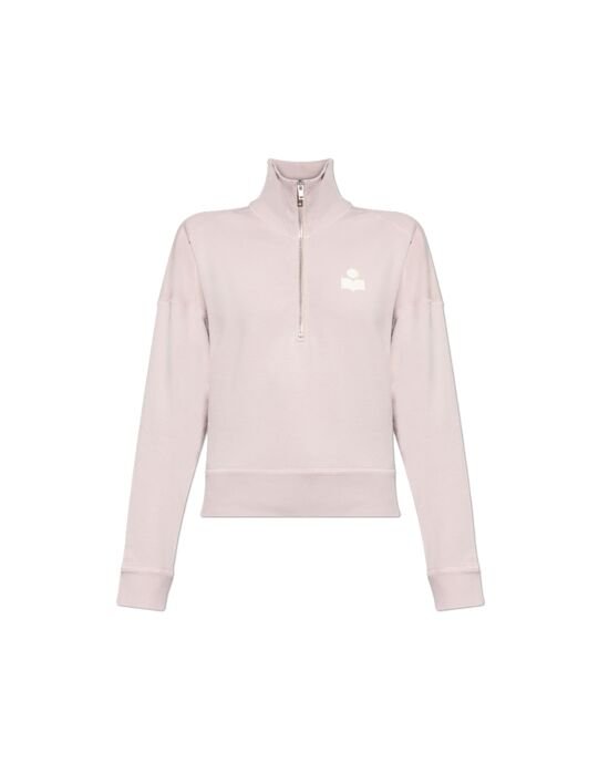 [이자벨마랑] 25FW 로스 ROSS 하프 집업 맨투맨 라이트핑크에쿠르 SW0093FA