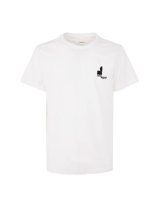 [이자벨마랑] 24SS ZAFFERH 로고 프린트 티셔츠 화이트 TS0047HA