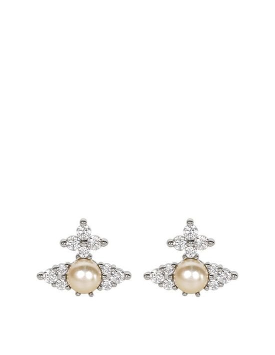 [비비안 웨스트우드] 25SS 실버 페도라 이어링 6201034Y 02P373 SM