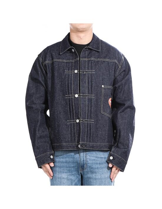 [휴먼메이드] 24FW HM28JK005 IND 남성 데님 자켓