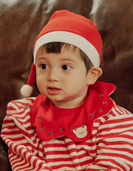 [리틀티니] 루돌프 턱받이 레드